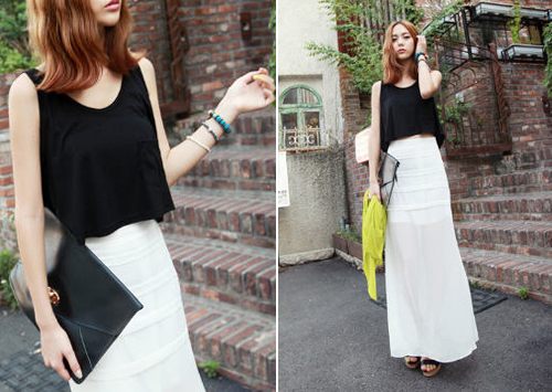 แฟชั่น เสื้อเอวลอย น่ารักน่าหยิก