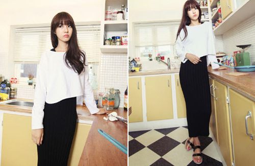 แฟชั่น เสื้อเอวลอย น่ารักน่าหยิก