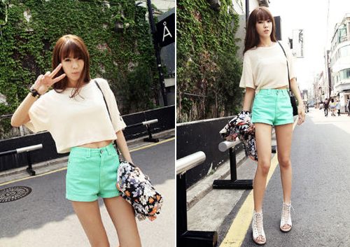 แฟชั่น เสื้อเอวลอย น่ารักน่าหยิก