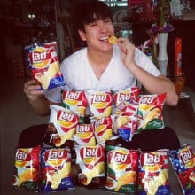 Instagram  ดารา& Lays