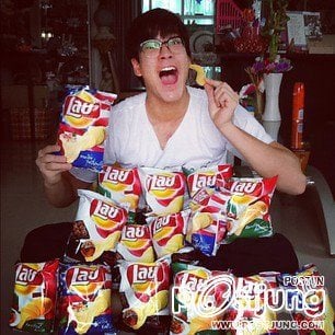 Instagram  ดารา& Lays