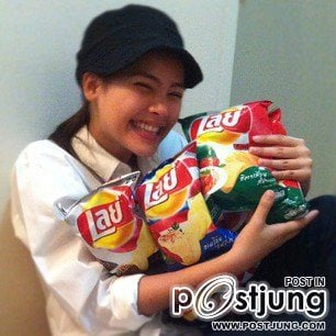 Instagram  ดารา& Lays