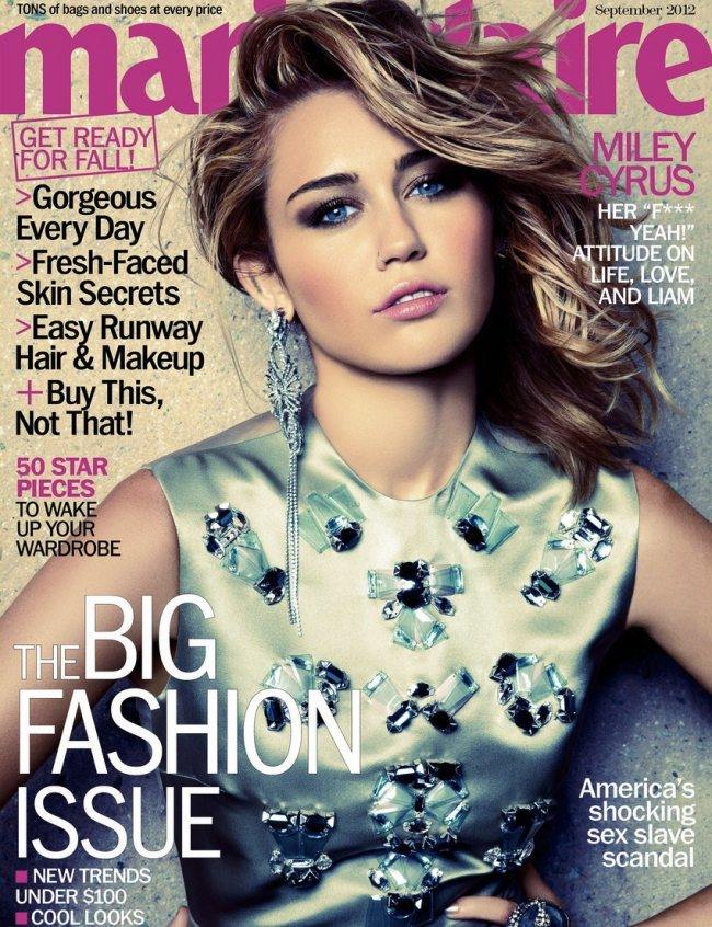 Miley Cyrus @ Marie Claire US September 2012