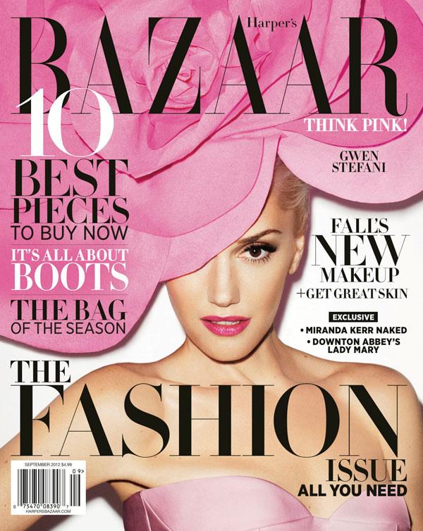Gwen Stefani @ Harper’s Bazaar US September 2012
