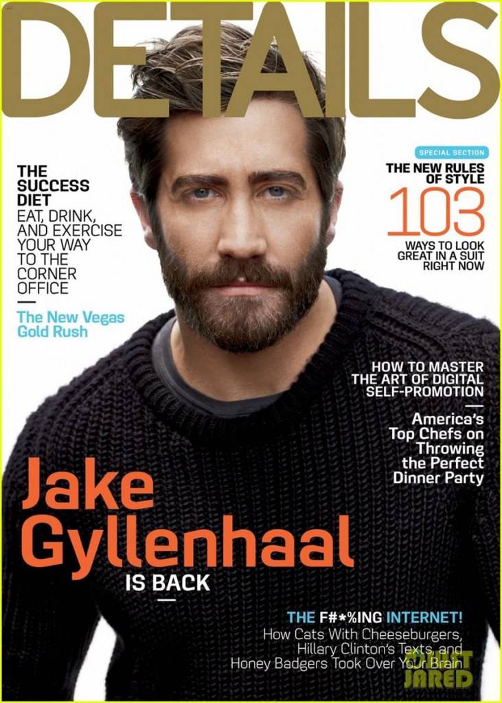 Jake Gyllenhaal @ Details September 2012