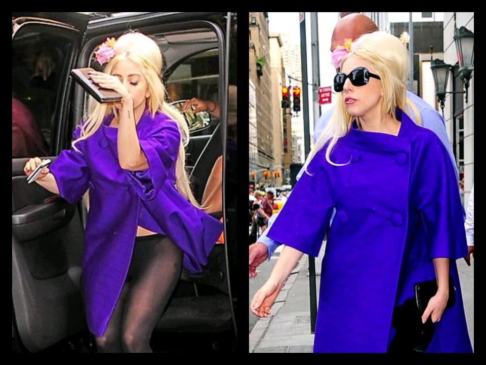 Gaga spotted shopping