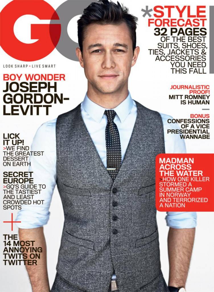 Joseph Gordon Levitt @ GQ US August 2012
