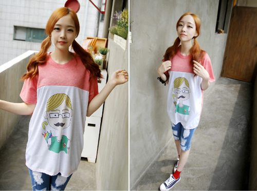 แฟชั่น เสื้อลายหนวด เก๋ มาแรง