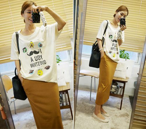 แฟชั่น เสื้อลายหนวด เก๋ มาแรง