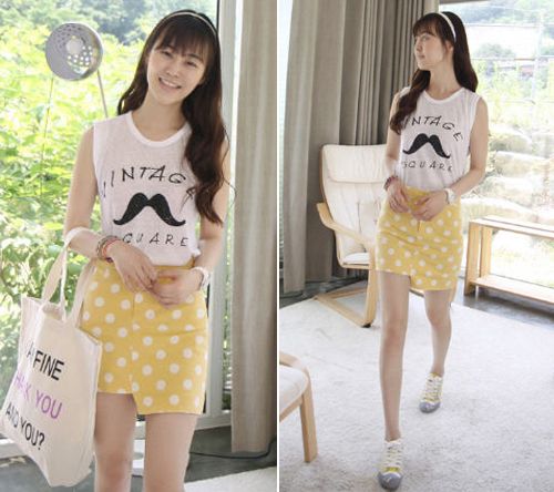 แฟชั่น เสื้อลายหนวด เก๋ มาแรง