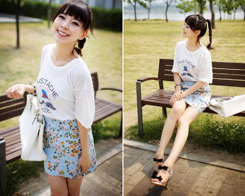 แฟชั่น เสื้อลายหนวด เก๋ มาแรง