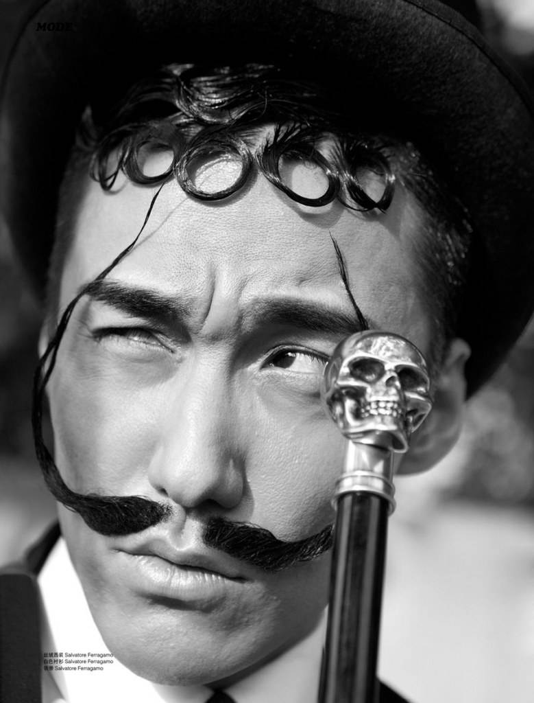 Hu Bing @ L’OFFICIEL HOMMES China August 2012