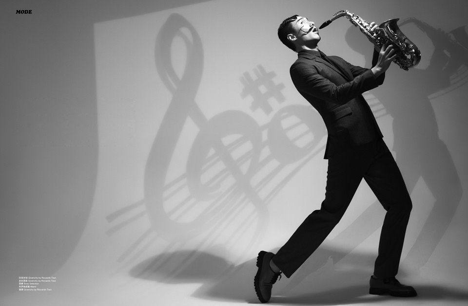 Hu Bing @ L’OFFICIEL HOMMES China August 2012