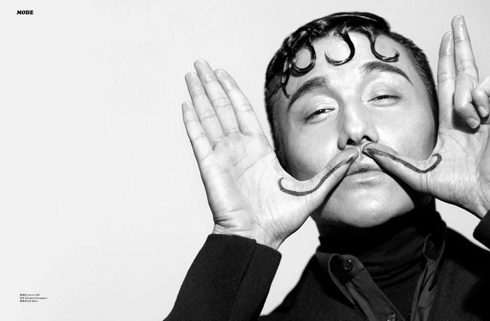 Hu Bing @ L’OFFICIEL HOMMES China August 2012