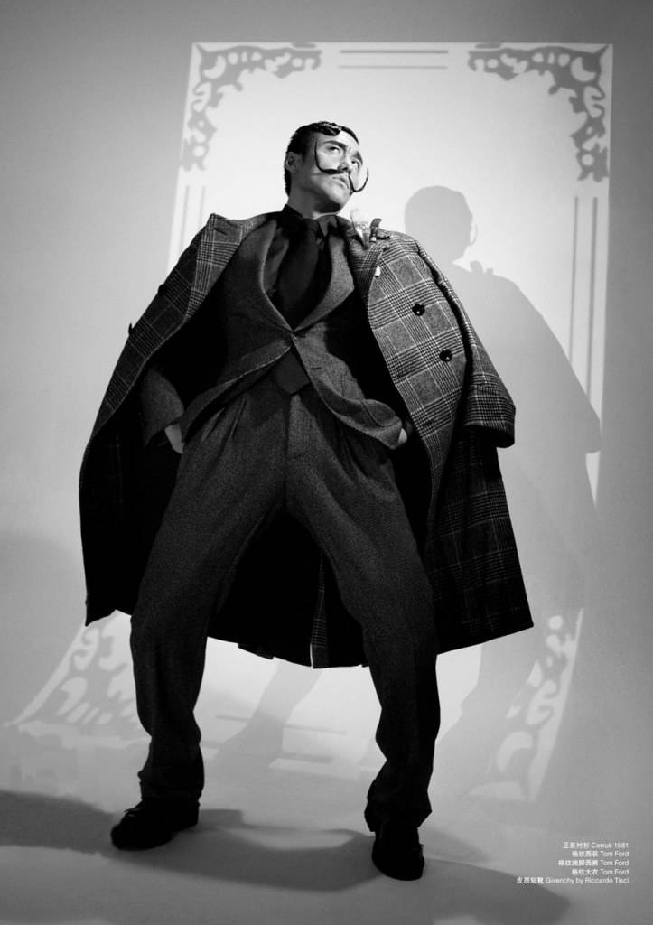 Hu Bing @ L’OFFICIEL HOMMES China August 2012