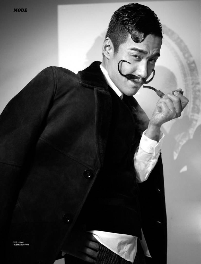 Hu Bing @ L’OFFICIEL HOMMES China August 2012