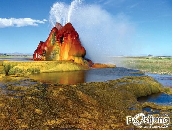 Fly Geyser น้ำพุลอยฟ้า
