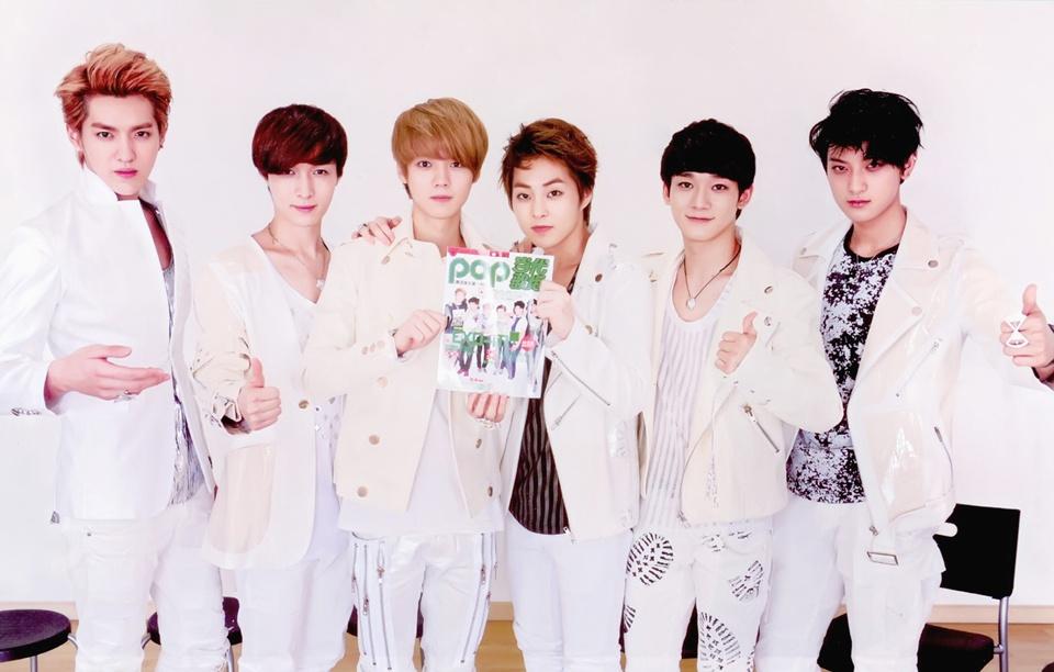 EXO-M @ Pop Magazine no.539 August 2012
