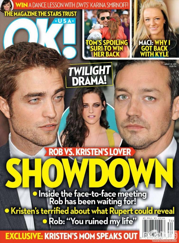 Twilight Drama! @ OK! US Magazine August 2012