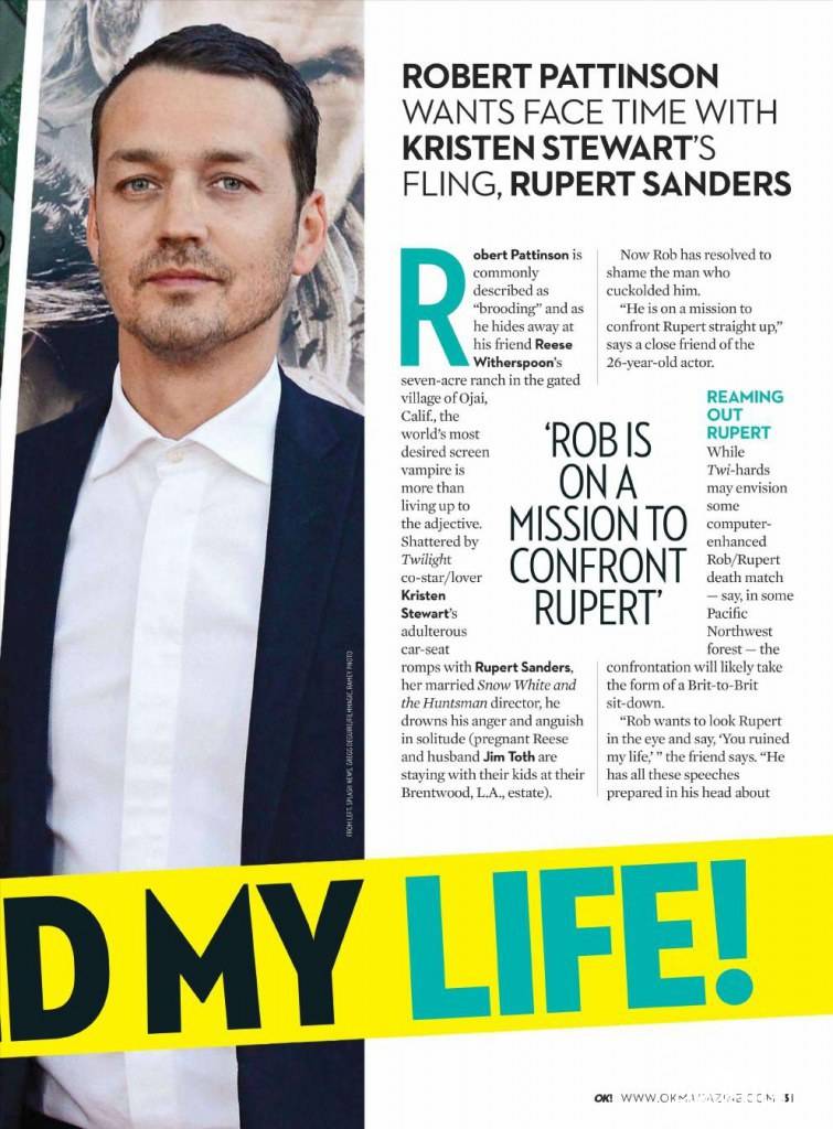 Twilight Drama! @ OK! US Magazine August 2012