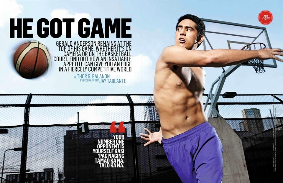 GERALD ANDERSON @ Men's Health Philippines August 2012