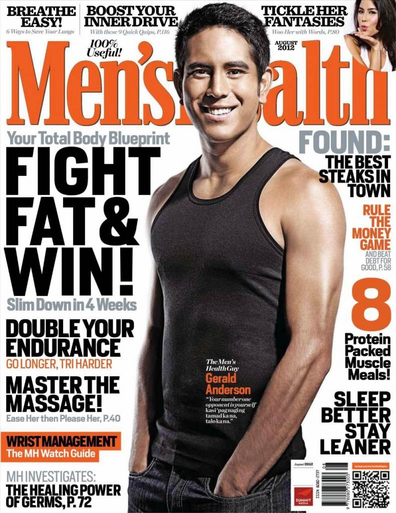 GERALD ANDERSON @ Men's Health Philippines August 2012