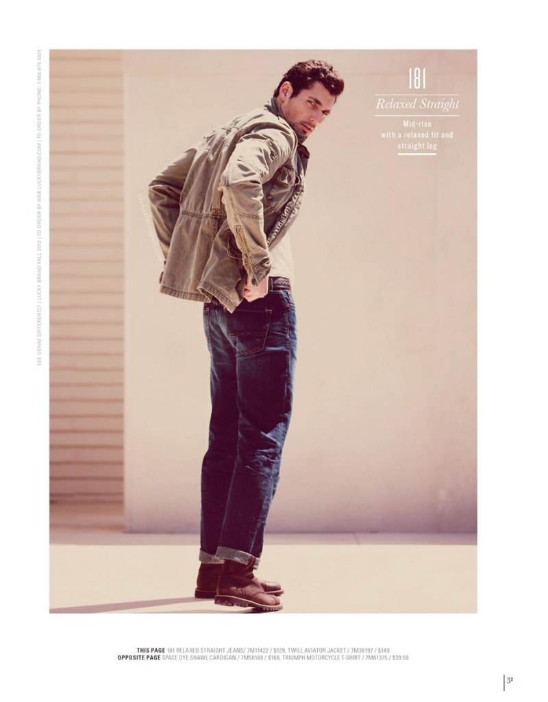 David Gandy @ Lucky Brand Fall 2012