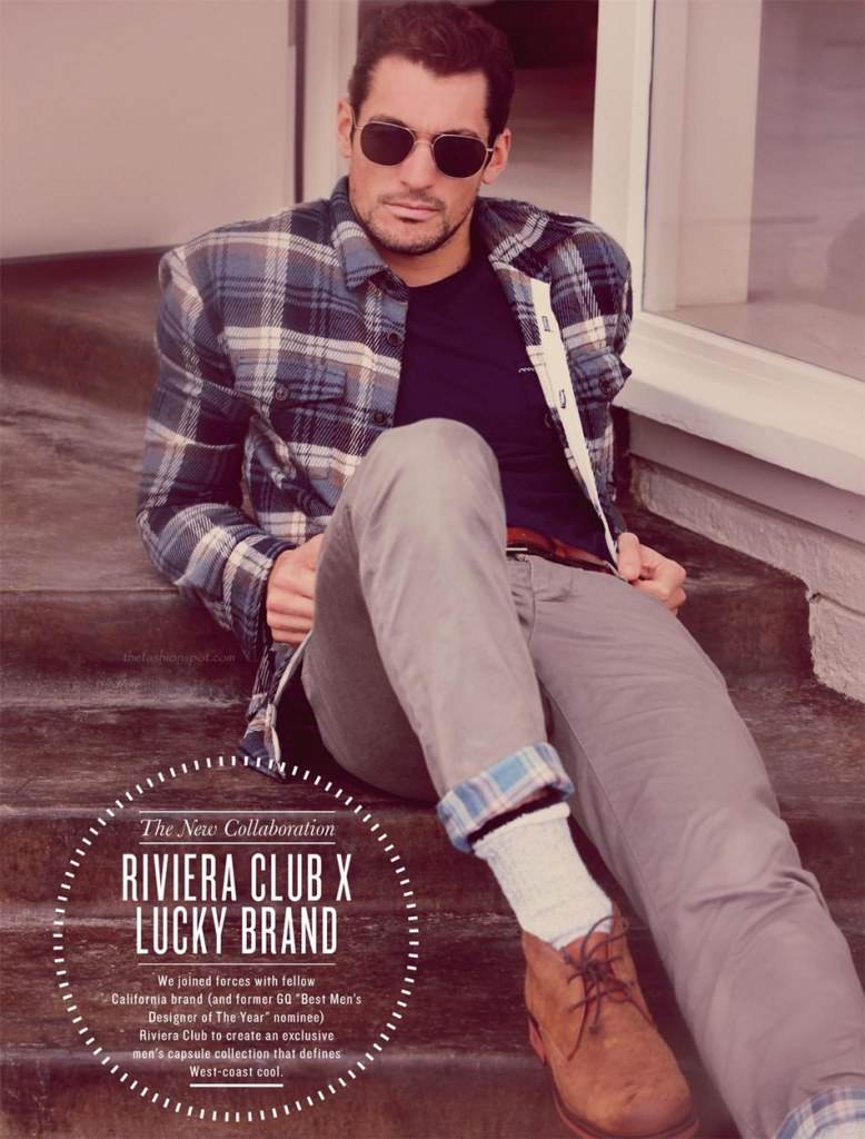 David Gandy @ Lucky Brand Fall 2012