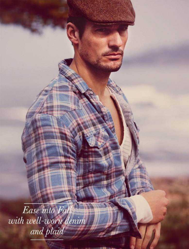 David Gandy @ Lucky Brand Fall 2012