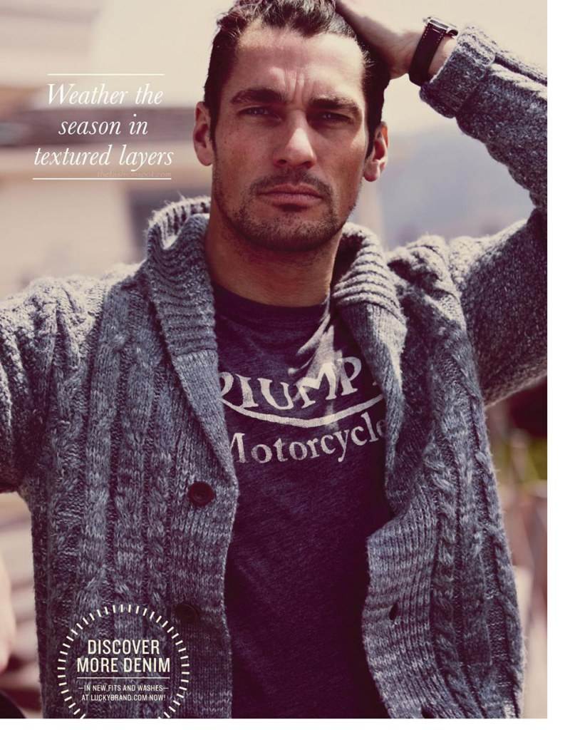 David Gandy @ Lucky Brand Fall 2012