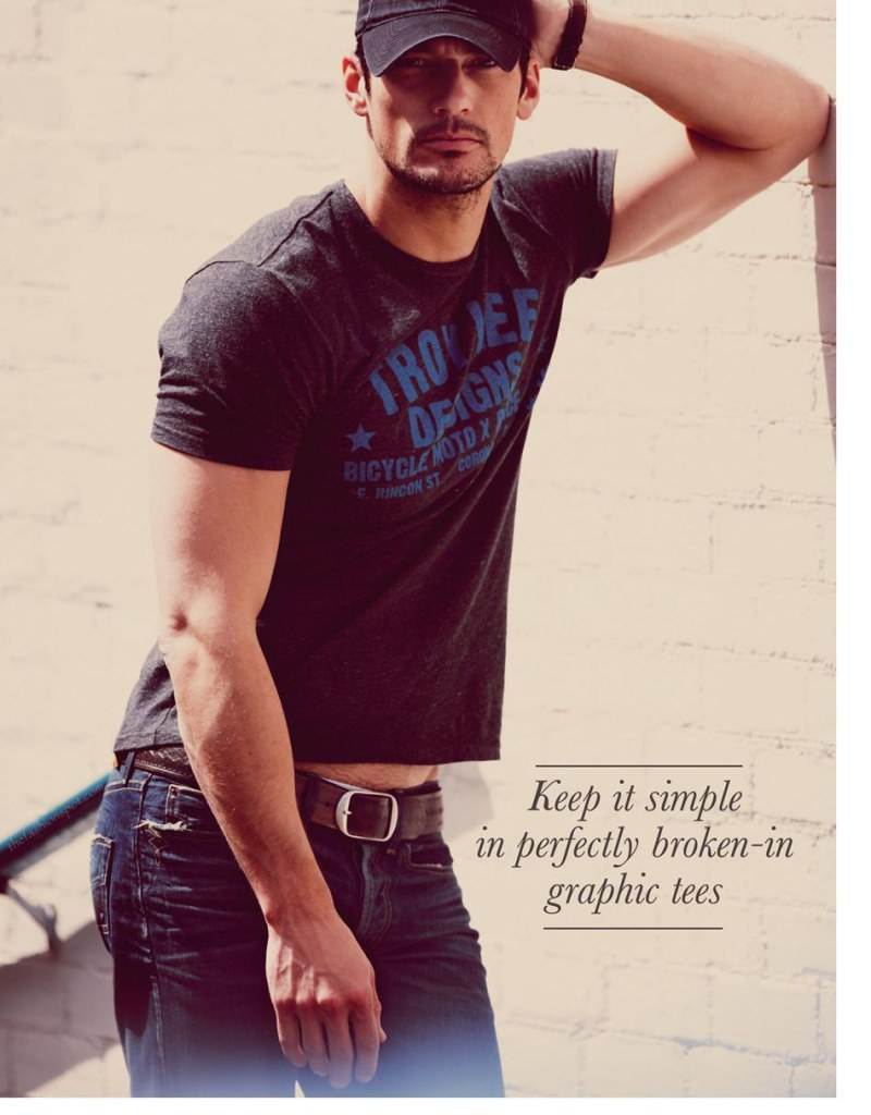 David Gandy @ Lucky Brand Fall 2012