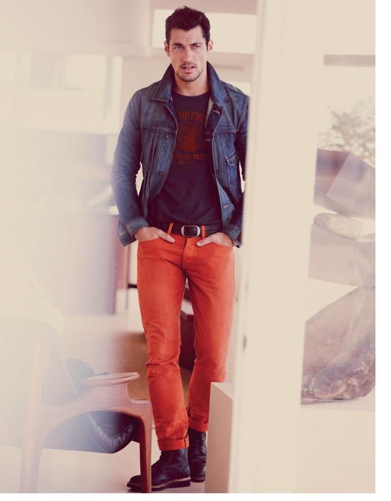 David Gandy @ Lucky Brand Fall 2012