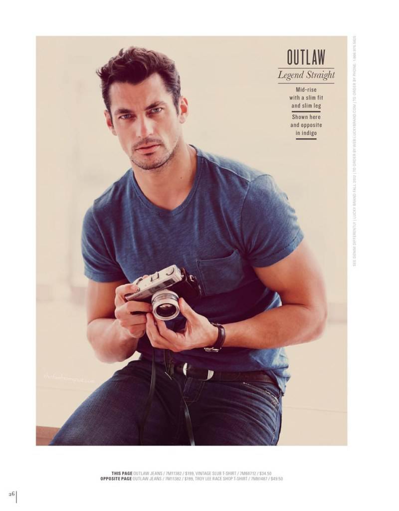 David Gandy @ Lucky Brand Fall 2012