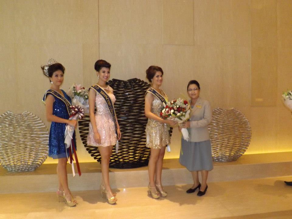 ภาระกิจนางสาวไทย ๒๕๕๕  และรองทั้งสอง