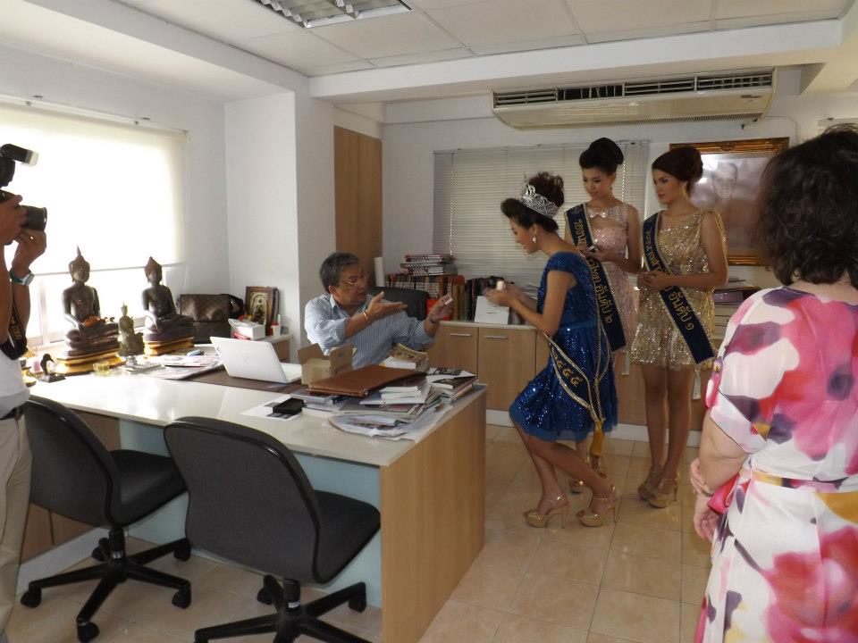 ภาระกิจนางสาวไทย ๒๕๕๕  และรองทั้งสอง