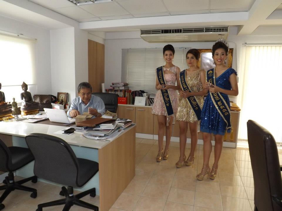 ภาระกิจนางสาวไทย ๒๕๕๕  และรองทั้งสอง