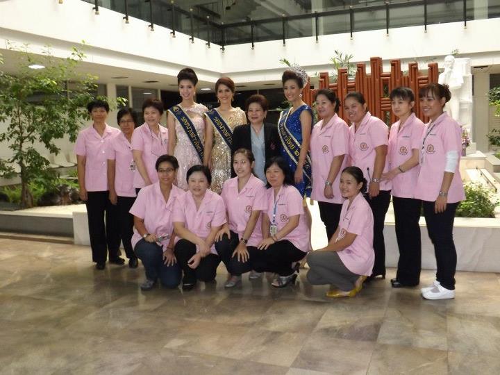 ภาระกิจนางสาวไทย ๒๕๕๕  และรองทั้งสอง