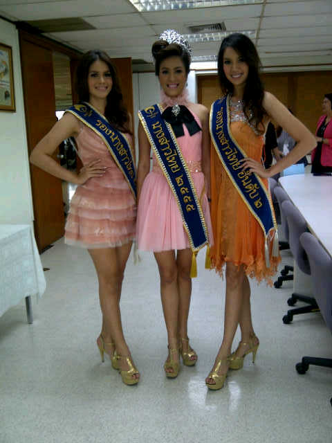 ภาระกิจนางสาวไทย ๒๕๕๕  และรองทั้งสอง