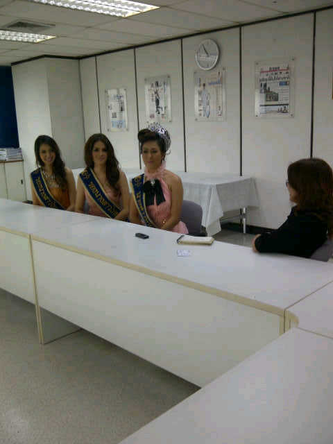 ภาระกิจนางสาวไทย ๒๕๕๕  และรองทั้งสอง