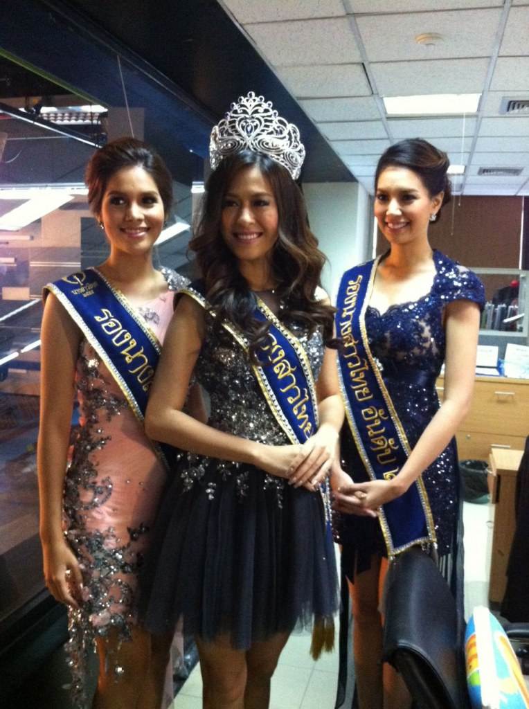 ภาระกิจนางสาวไทย ๒๕๕๕  และรองทั้งสอง