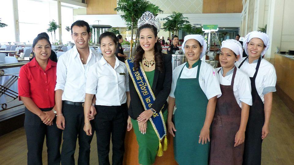 ภาระกิจนางสาวไทย ๒๕๕๕  และรองทั้งสอง