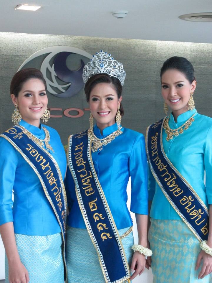 ภาระกิจนางสาวไทย ๒๕๕๕  และรองทั้งสอง