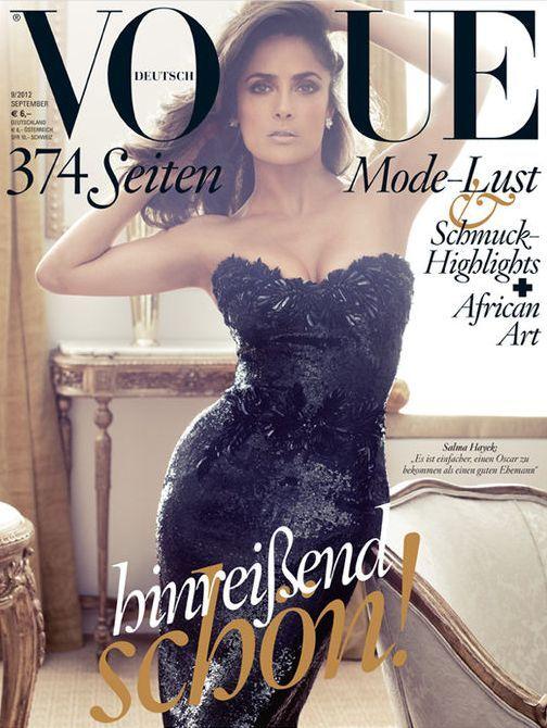 Salma Hayek @ Vogue Germany September 2012