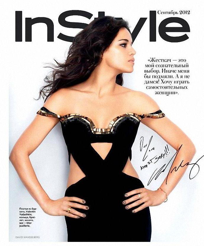 Michelle Rodriguez @ InStyle Russia September 2012