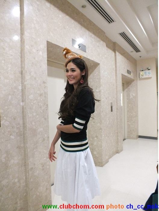 ชมพู่ อารยา ในงานแถลงข่าว 10ปี ศูนย์หัวใจ รพ.รามฯ