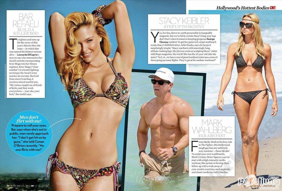 50 Hollywood's Hottest Bodies @ OK! Magazine US August 2012