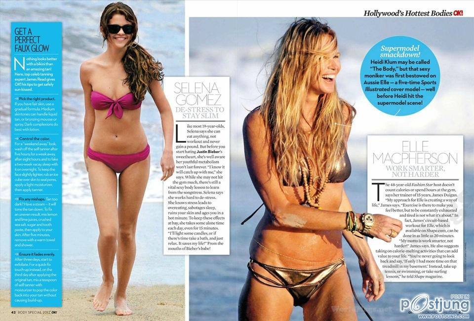 50 Hollywood's Hottest Bodies @ OK! Magazine US August 2012