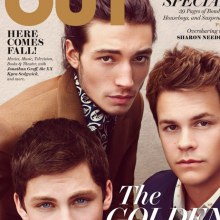 Logan Lerman Covers 'Out' with Ezra Miller 2012