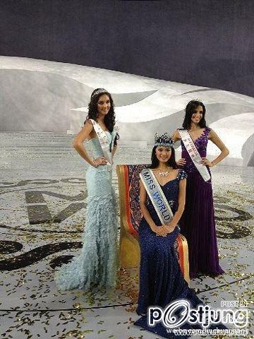 Miss World 2012 : China PR 1st Runner-Up : Wales 2nd Runner-Up : Australia