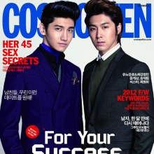 YunHo & ChangMin @ Cosmo Men Korea September 2012